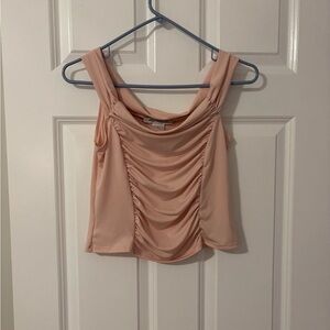 Urban Outfitters Blush Ruched Top